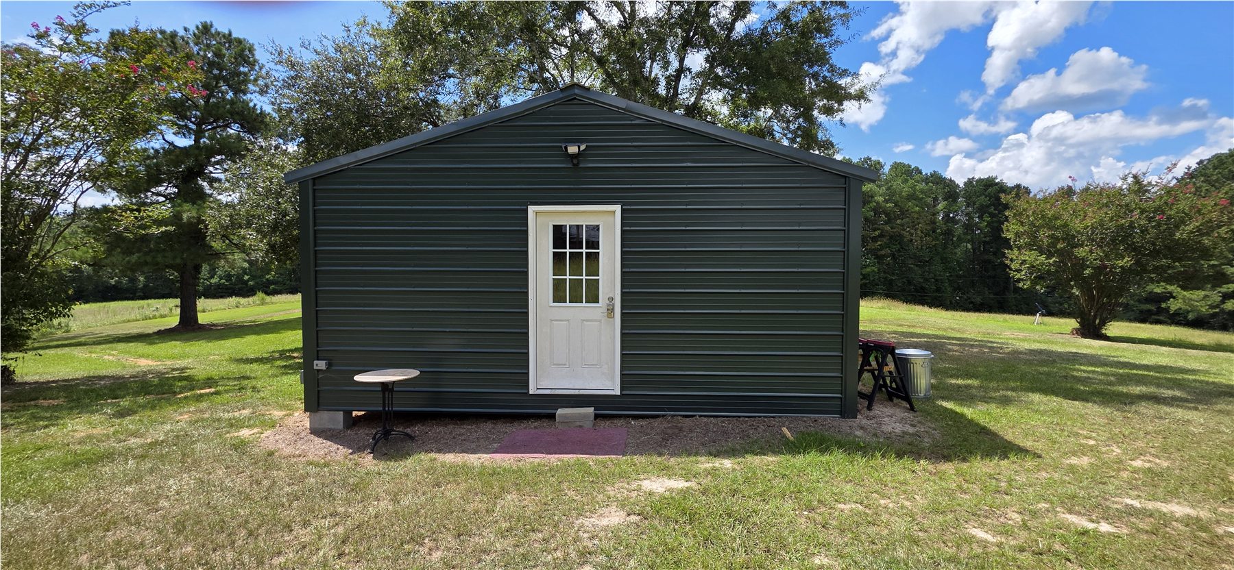 Finished tiny-house front exterior
